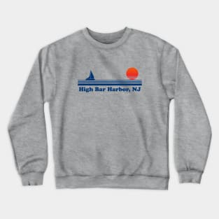 High Bar Harbor, NJ - Sailboat Sunrise Crewneck Sweatshirt